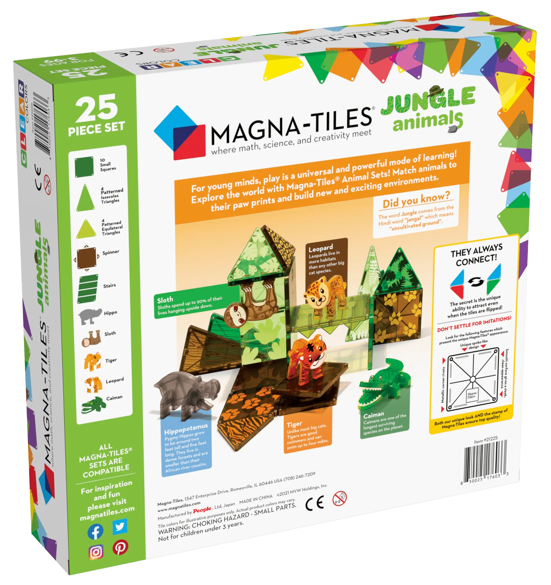 Magna-Tiles Jungle Animals