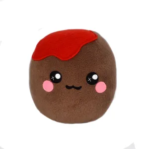 Meatball plushie / novelty pillow food cushion