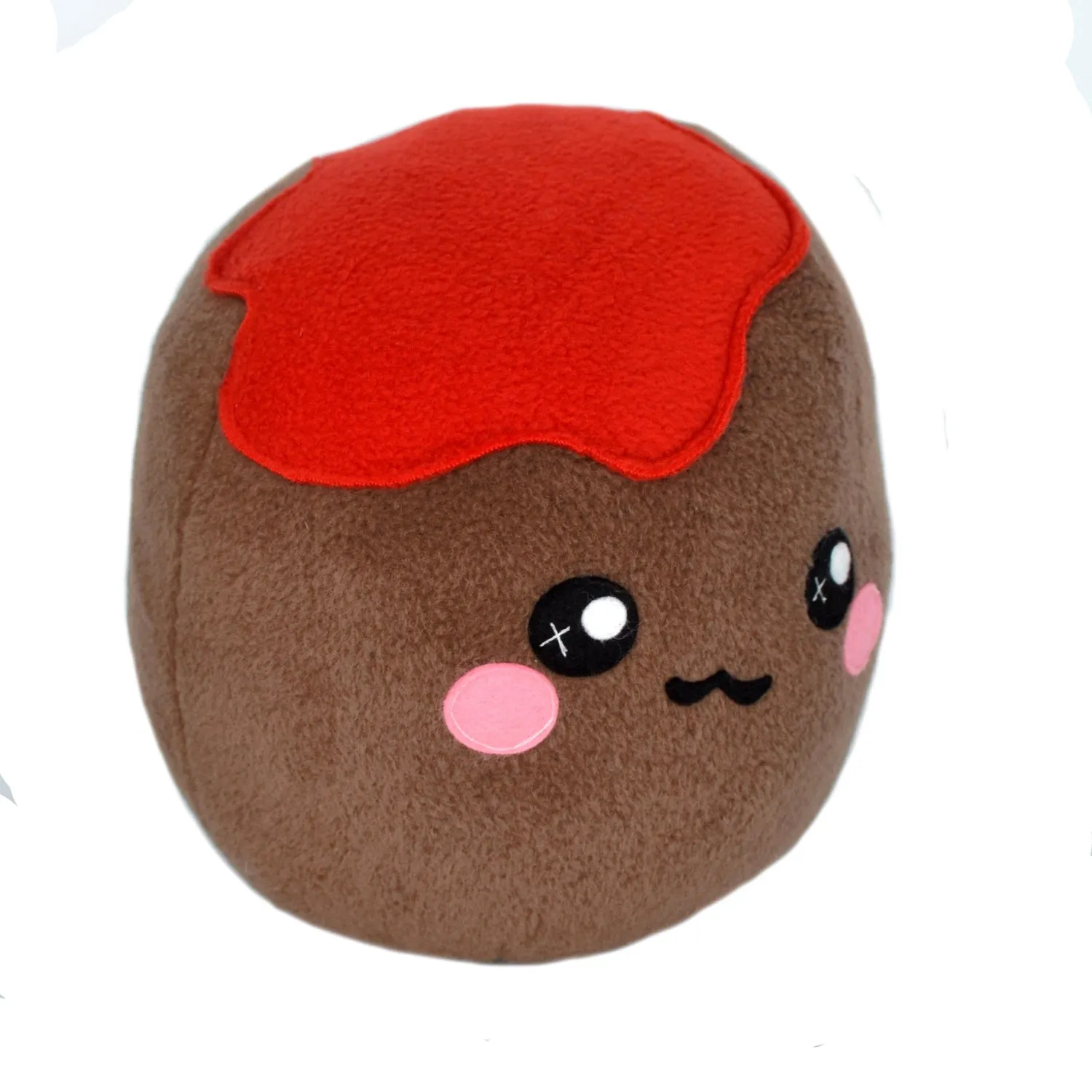 Meatball plushie / novelty pillow food cushion