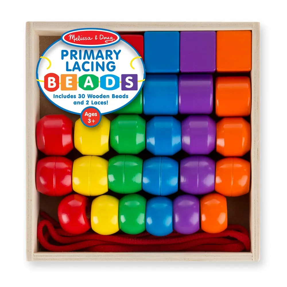 Melissa and Doug Primary Lacing Beads