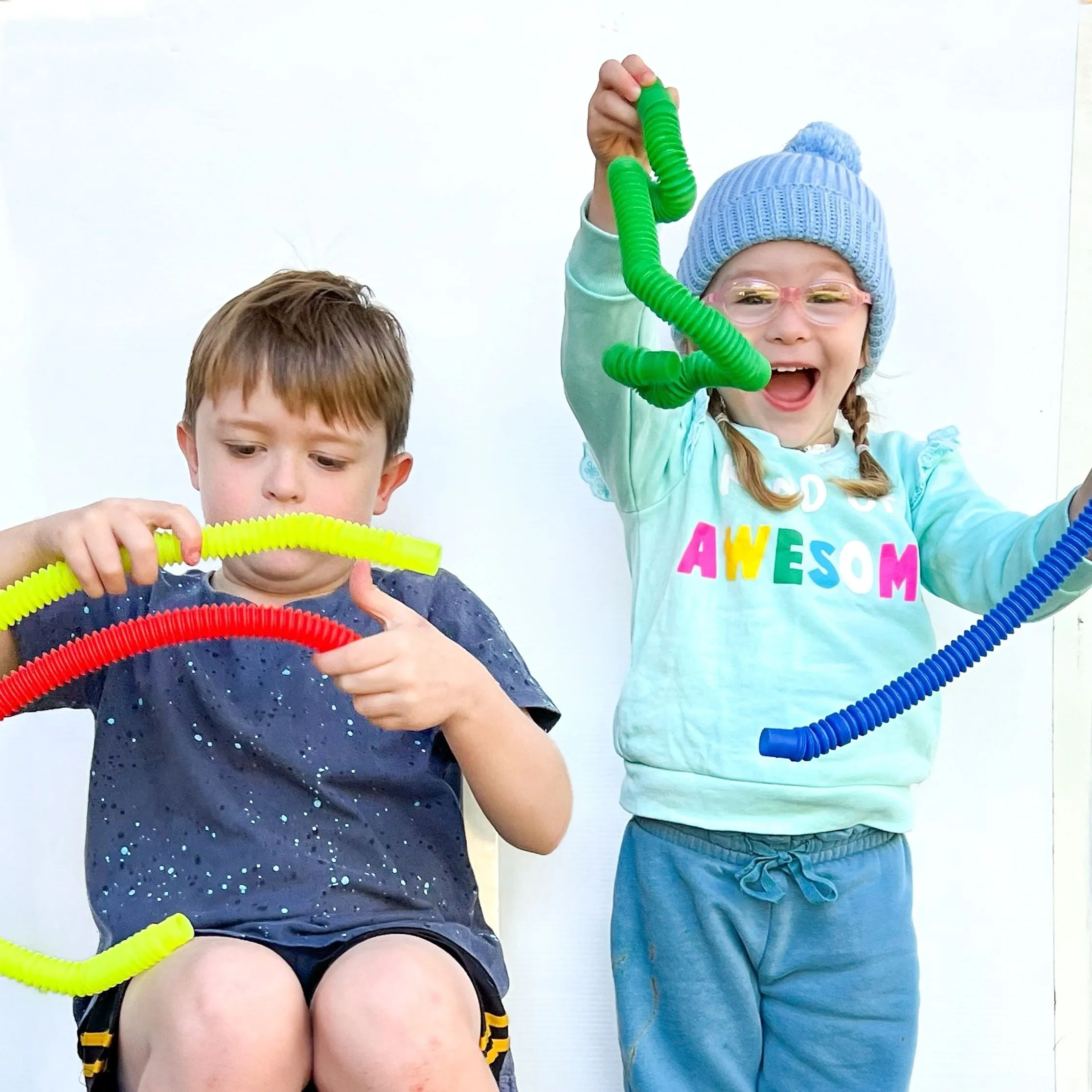 Mini Pop Tubes 6 Pack Sensory Fidget Toy
