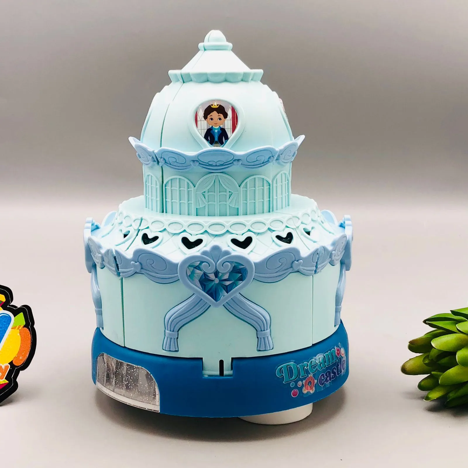 Multi-functional Rotating Doll Castle With Light & Music