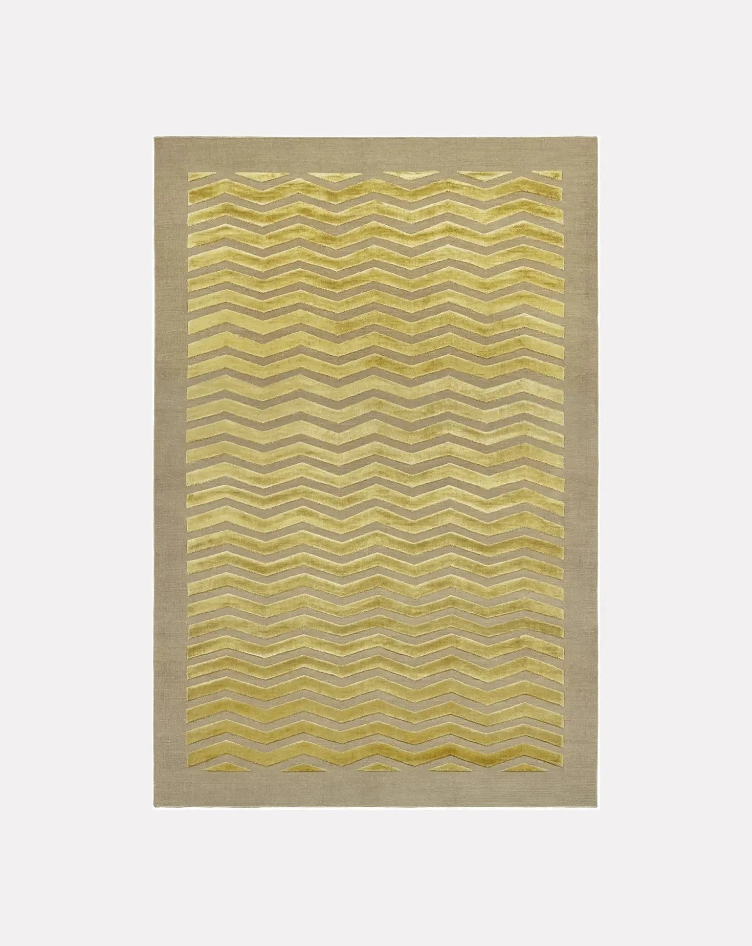 Penta Chevron Lemon Topaz Rug