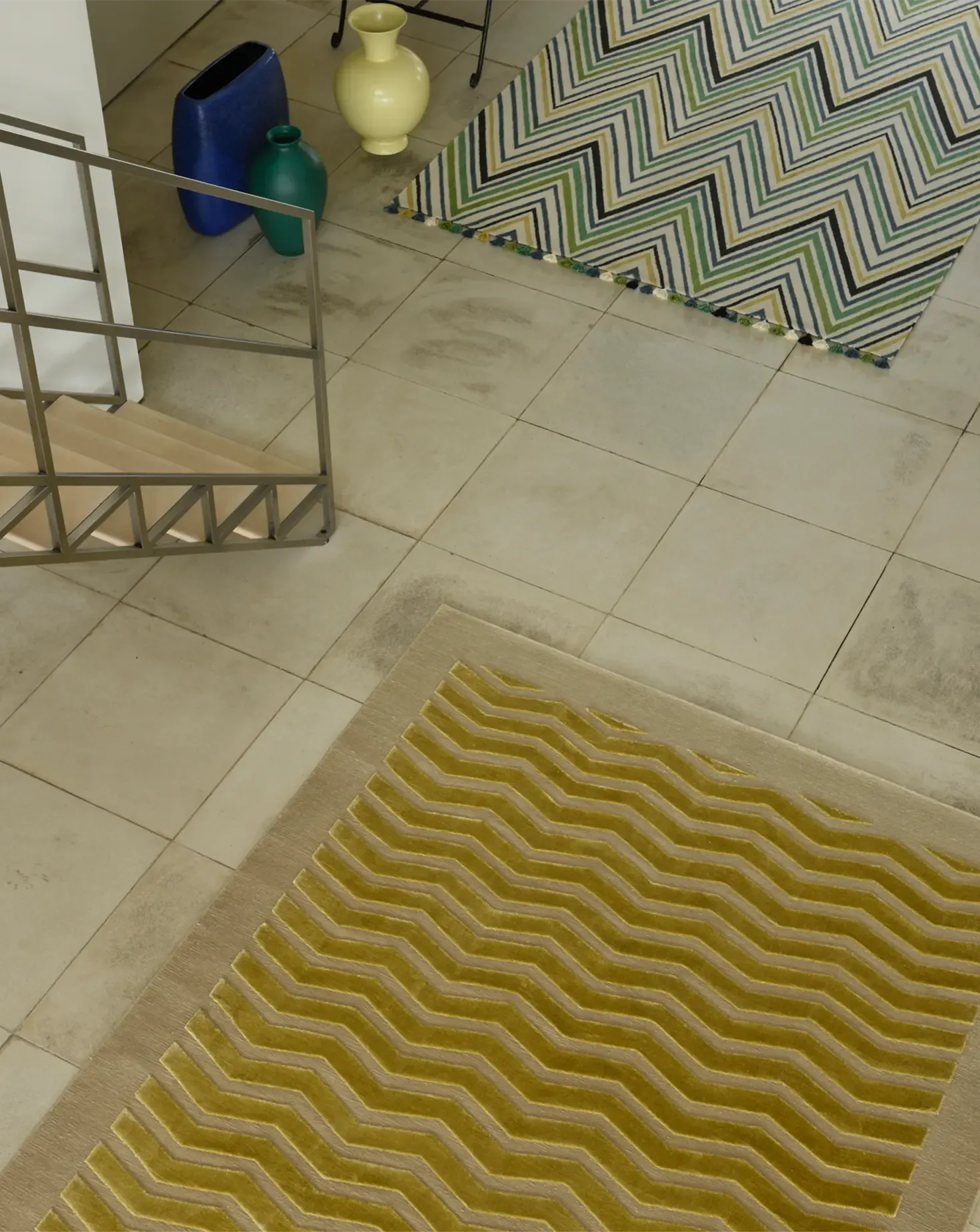 Penta Chevron Lemon Topaz Rug