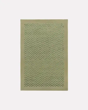Penta Chevron Pale Jade Rug