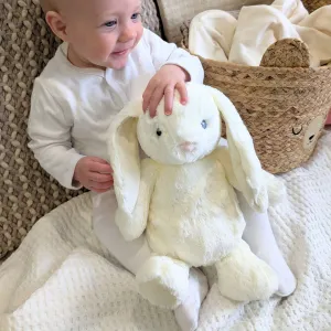 Personalised Huggable Dewey Bunny White Soft Toy (32cm)