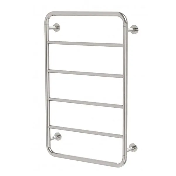 Phoenix Vivid Slimline Towel Ladder 800 x 500mm - Brushed Nickel