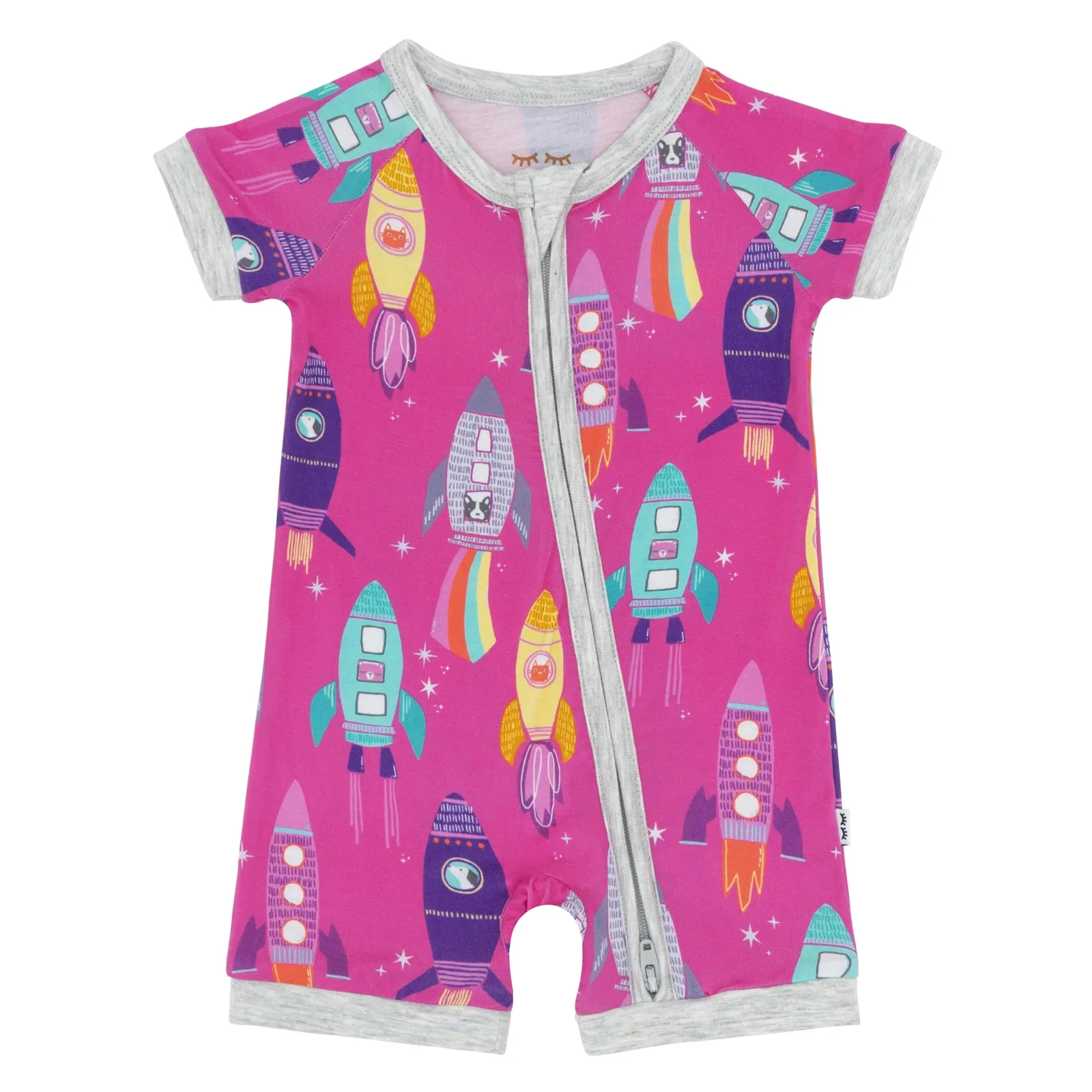 Pink Space Explorer Shorty Zippy