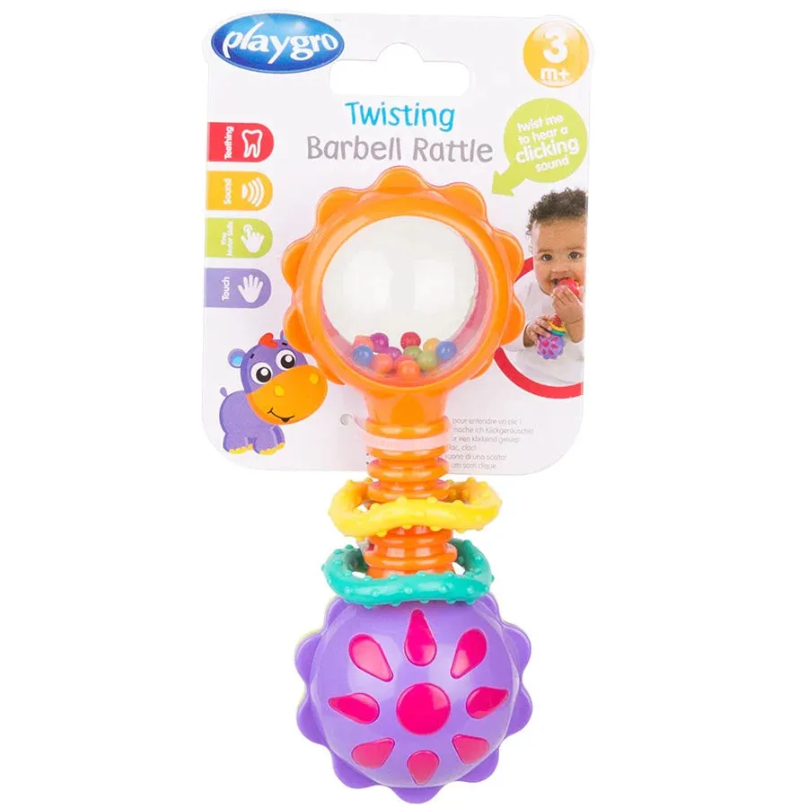 Playgro Twisting Barbell Rattle