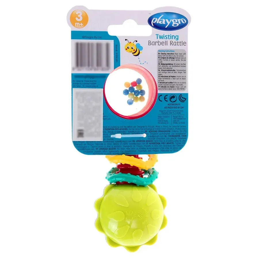 Playgro Twisting Barbell Rattle