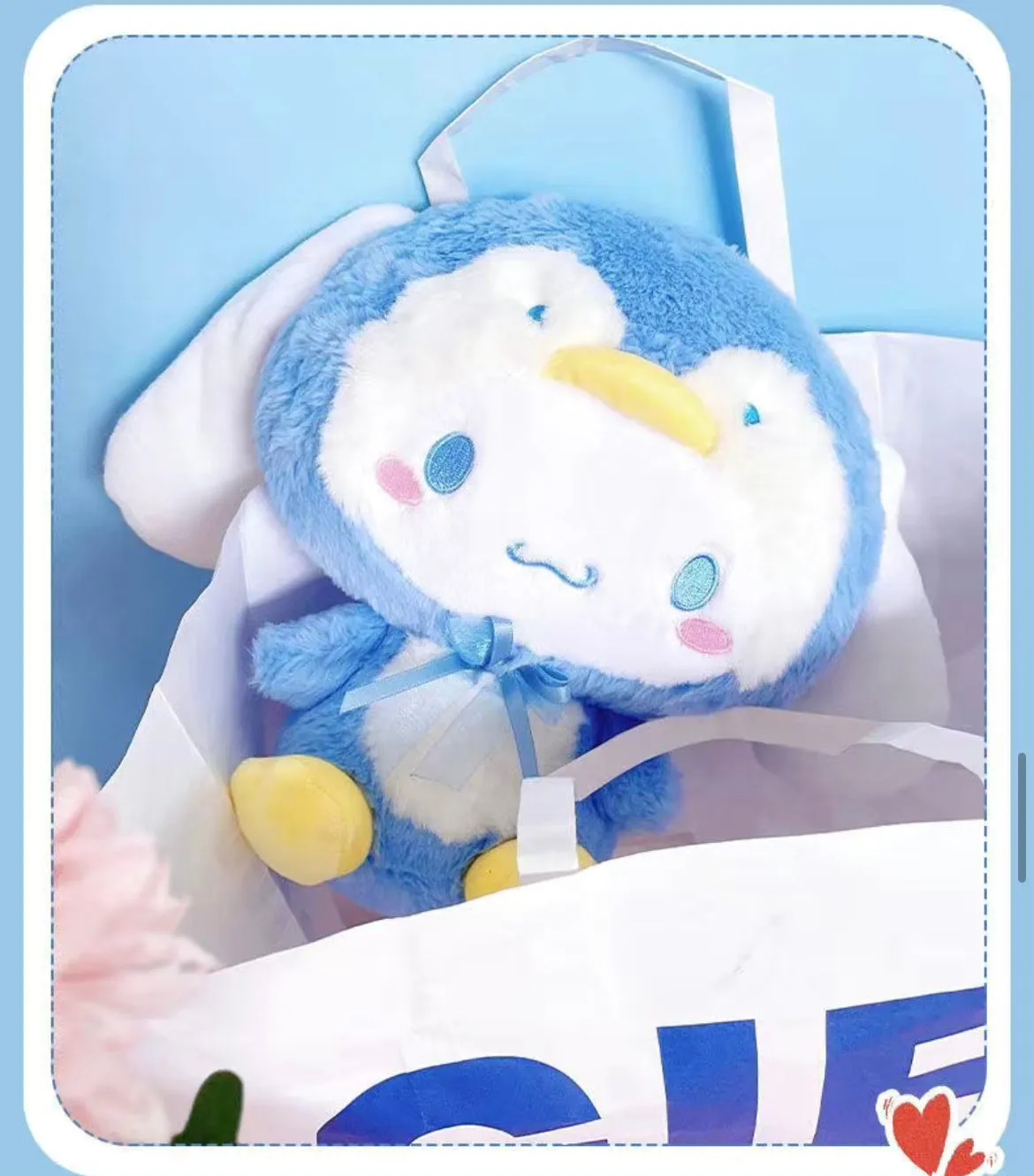 Pocha and Cinna Penguin Plush Doll SK572