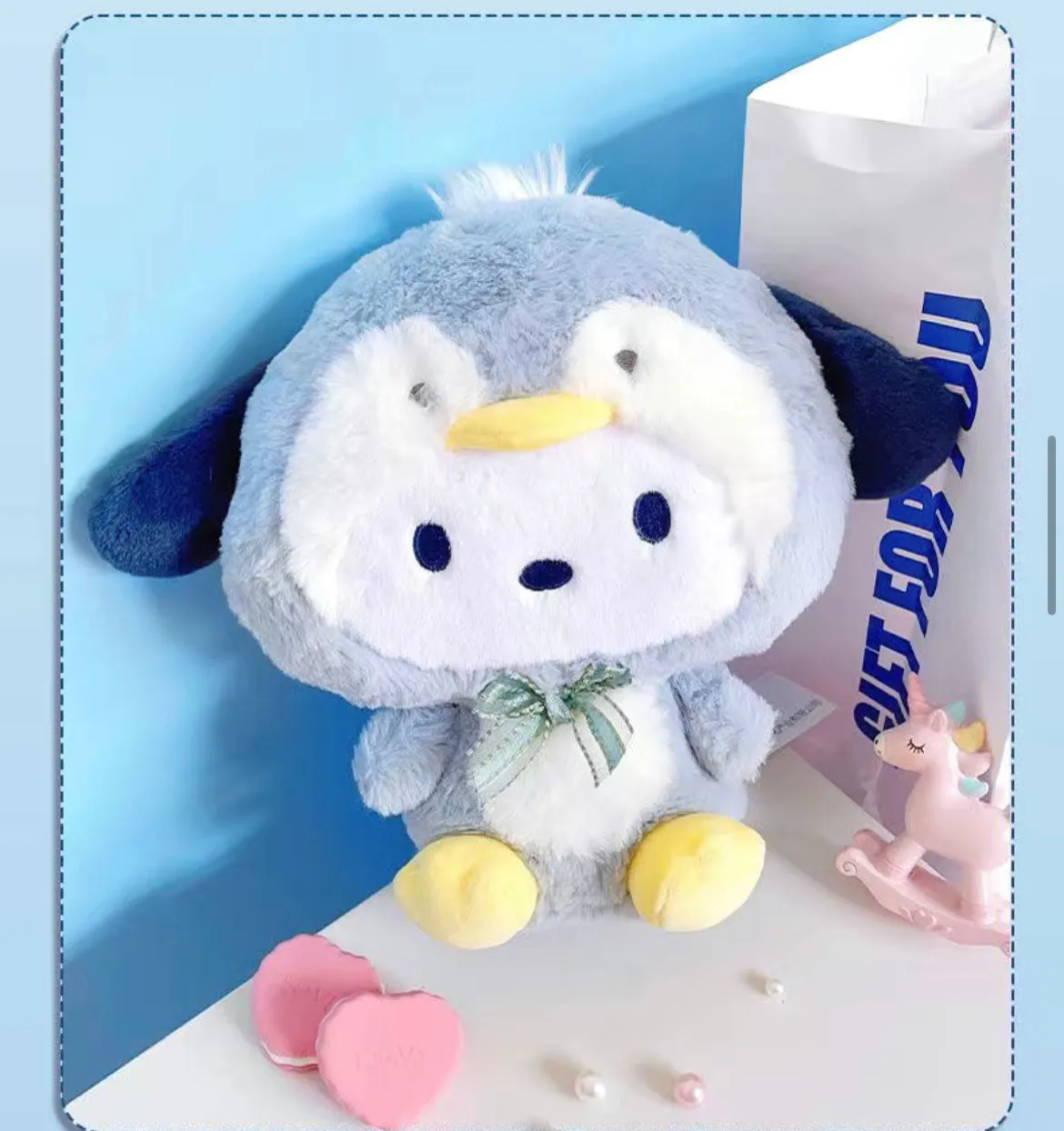 Pocha and Cinna Penguin Plush Doll SK572
