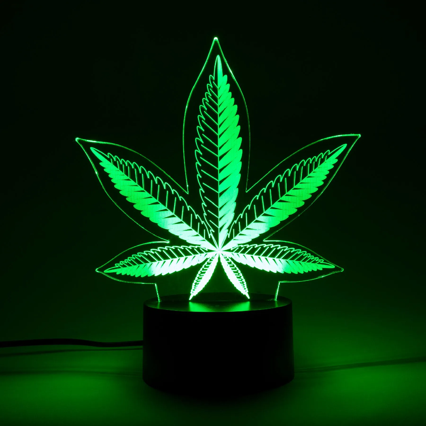Pot Leaf LED Lamp