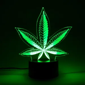 Pot Leaf LED Lamp