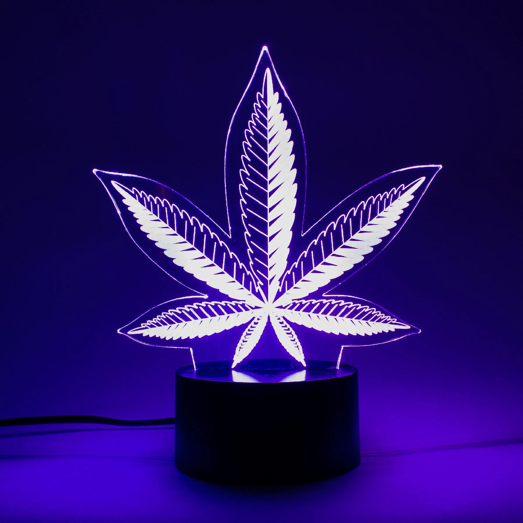 Pot Leaf LED Lamp