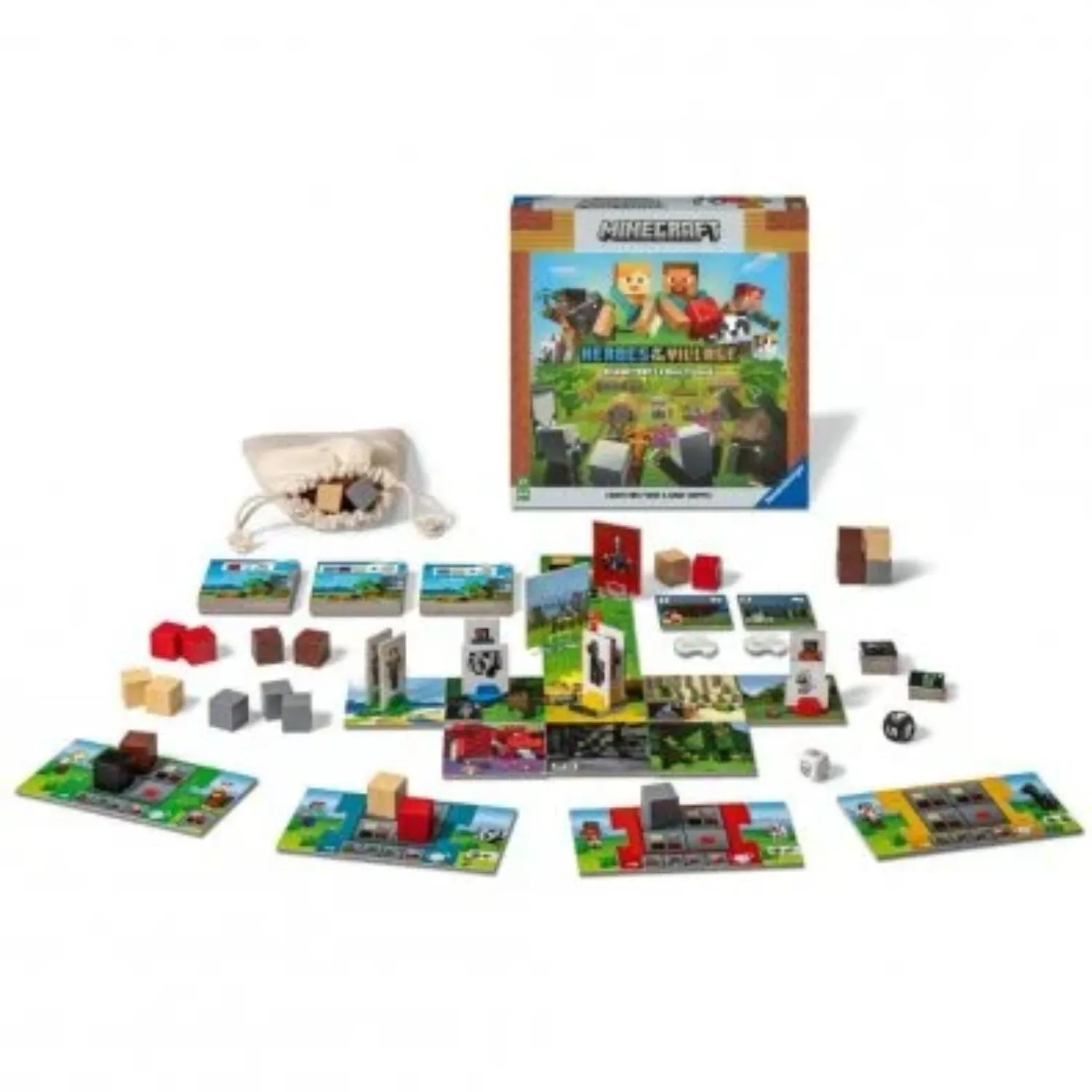 Ravensburger Minecraft Heroes Of The Village  Board Game