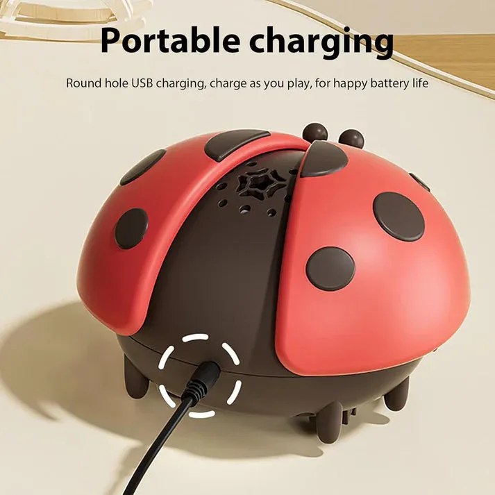 Rechargeable Mini Ball Blowing Ladybug Toy