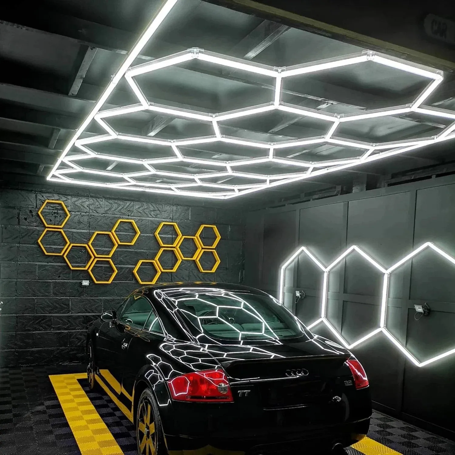 RGBW Honeycomb Modular Suspended Light Wall Lights
