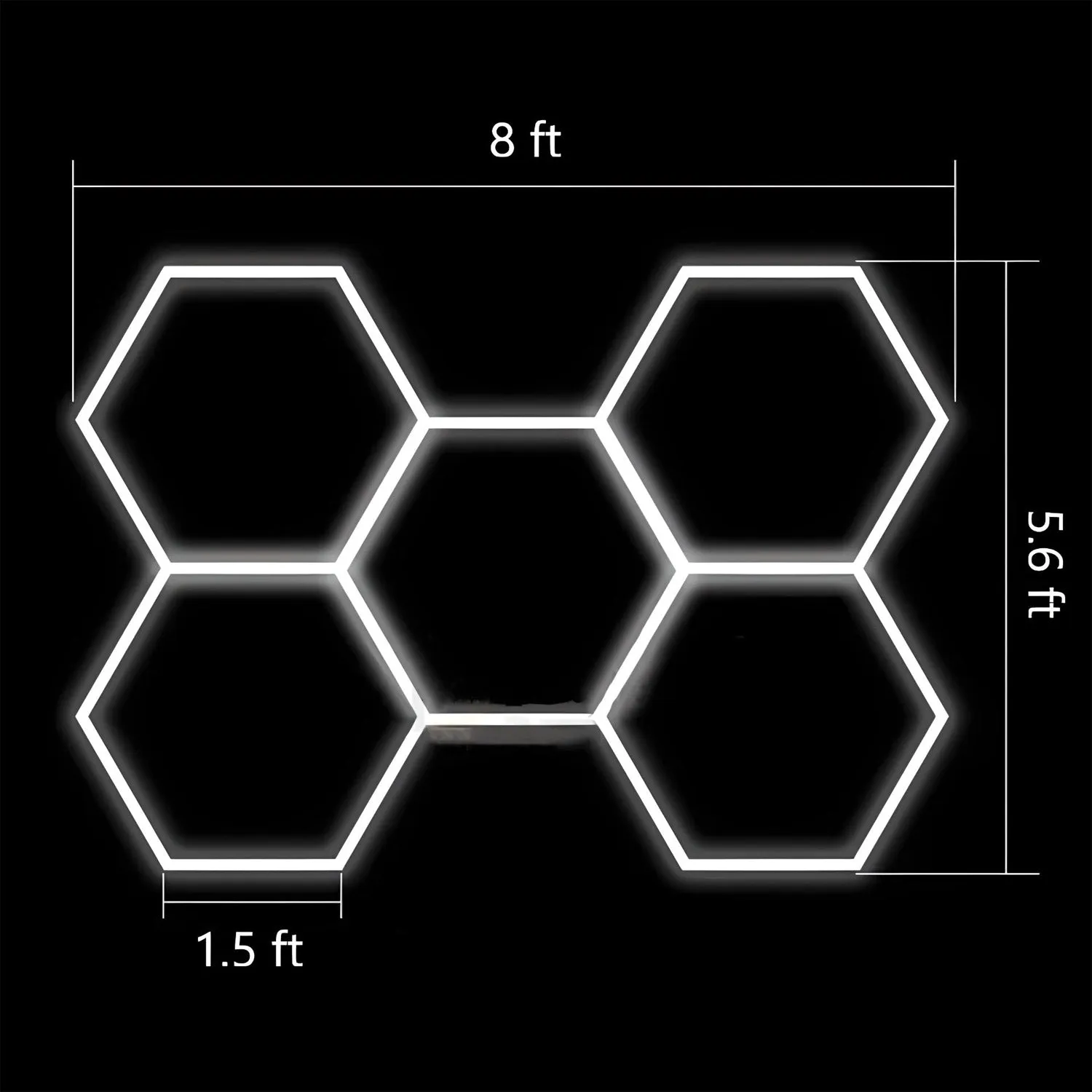 RGBW Honeycomb Modular Suspended Light Wall Lights
