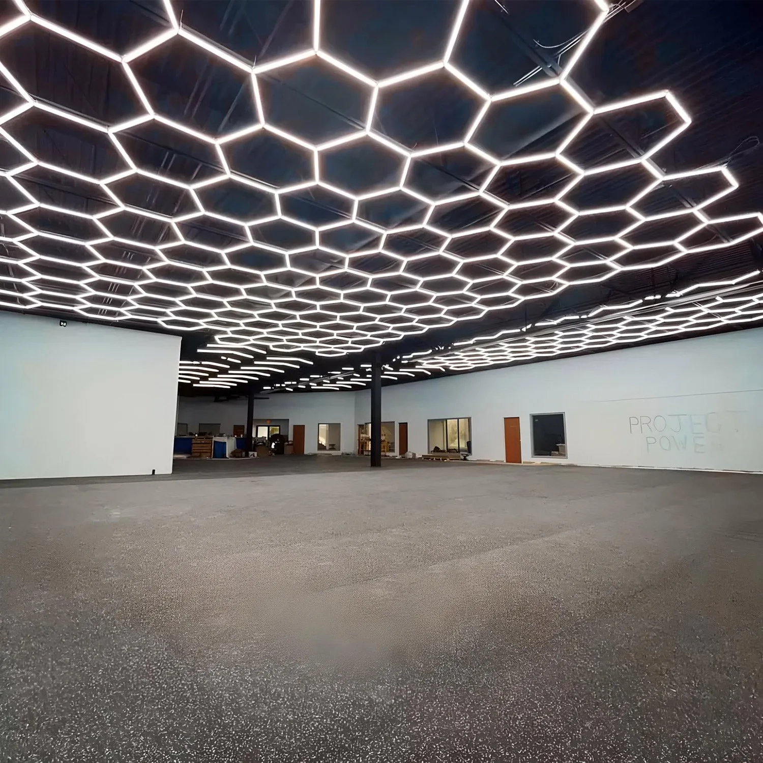 RGBW Honeycomb Modular Suspended Light Wall Lights