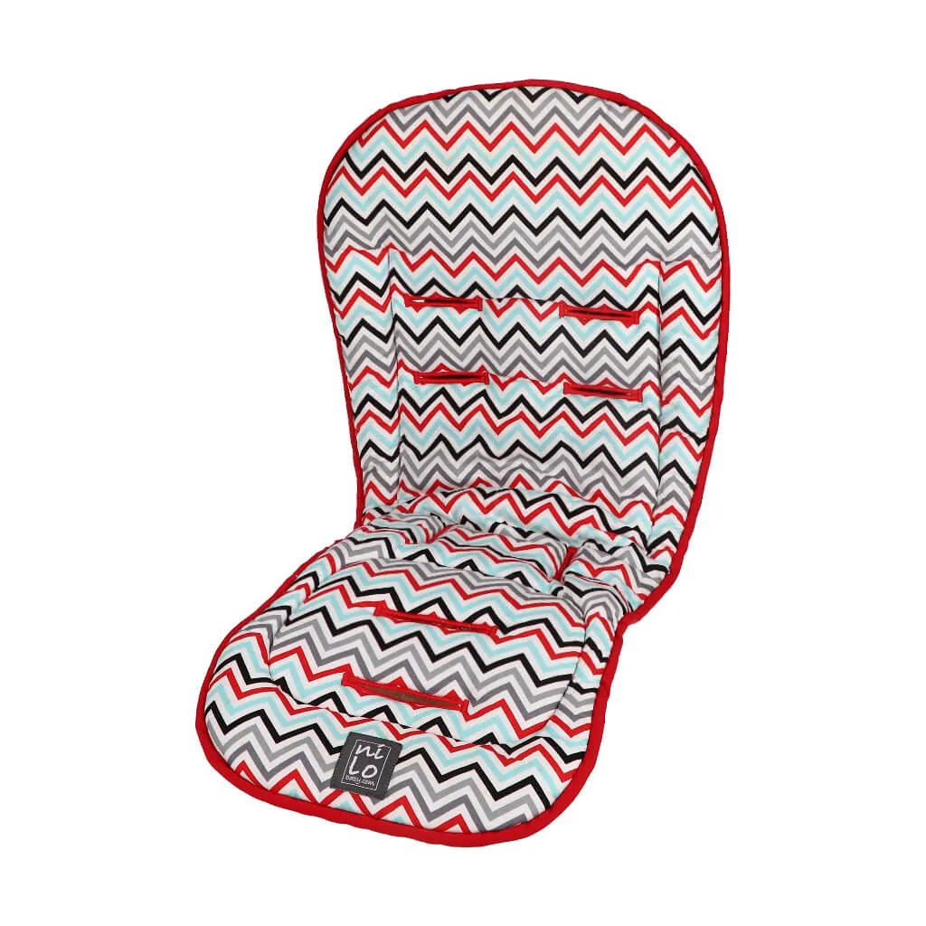 Short Stroller Mat Zig Zag Fun Day