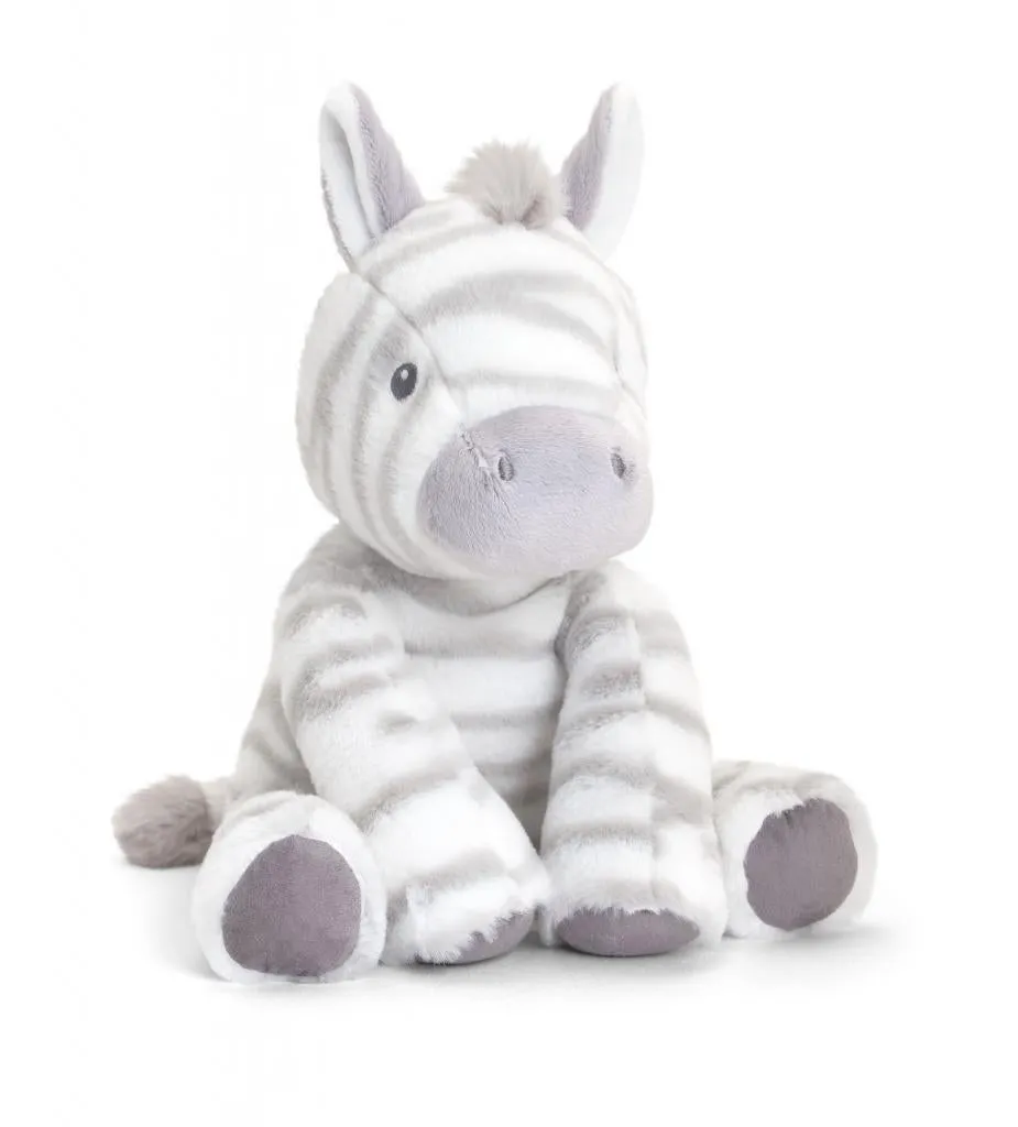 Soft Huggable Toy Zebra 25cm (100% Recycled)