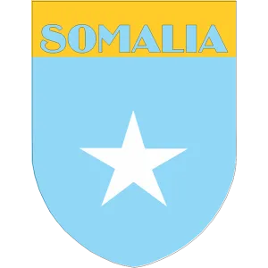 Somalia Flag Shield Style
