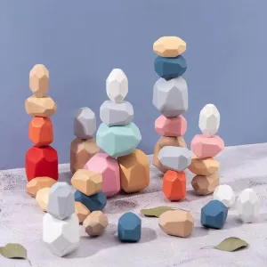 Stacking Pebbles Toy | 32 pcs