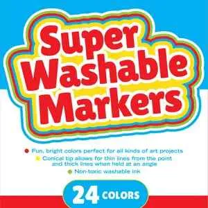 Super Washable Markers 24 Colors