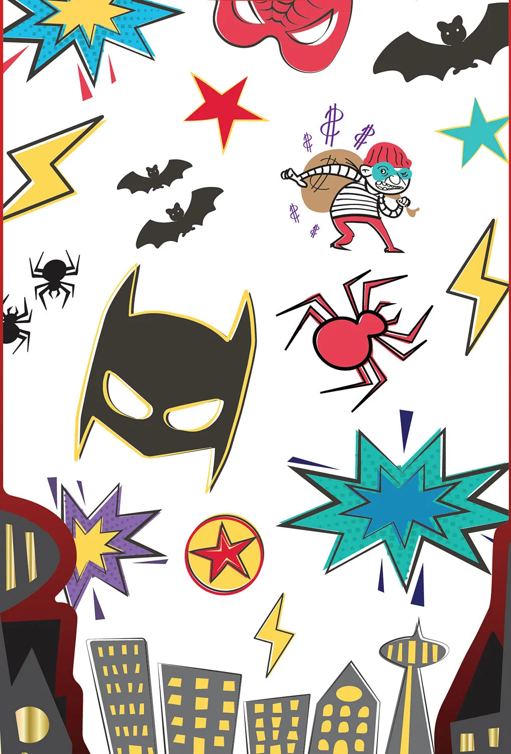 Superhero Temporary Tattoos