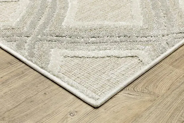 Tangier TAN04 Grey/Ivory Rug