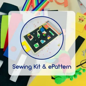 Toy Car Play Mat Sewing Kit, Printable Pattern & Video Tutorial