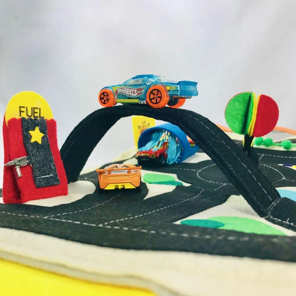 Toy Car Play Mat Sewing Kit, Printable Pattern & Video Tutorial