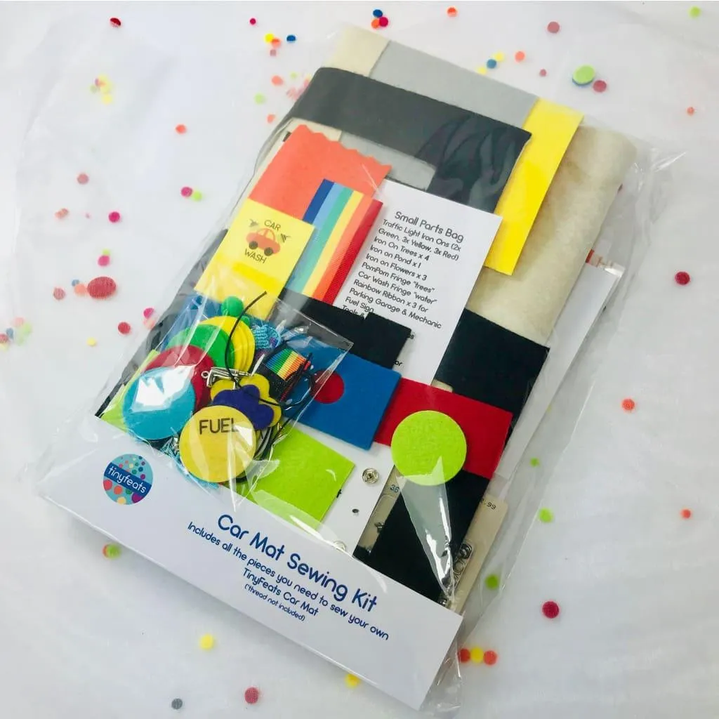 Toy Car Play Mat Sewing Kit, Printable Pattern & Video Tutorial