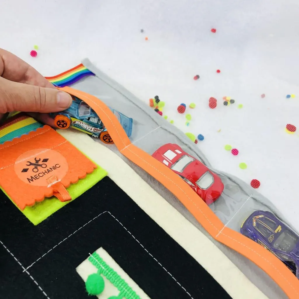 Toy Car Play Mat Sewing Kit, Printable Pattern & Video Tutorial