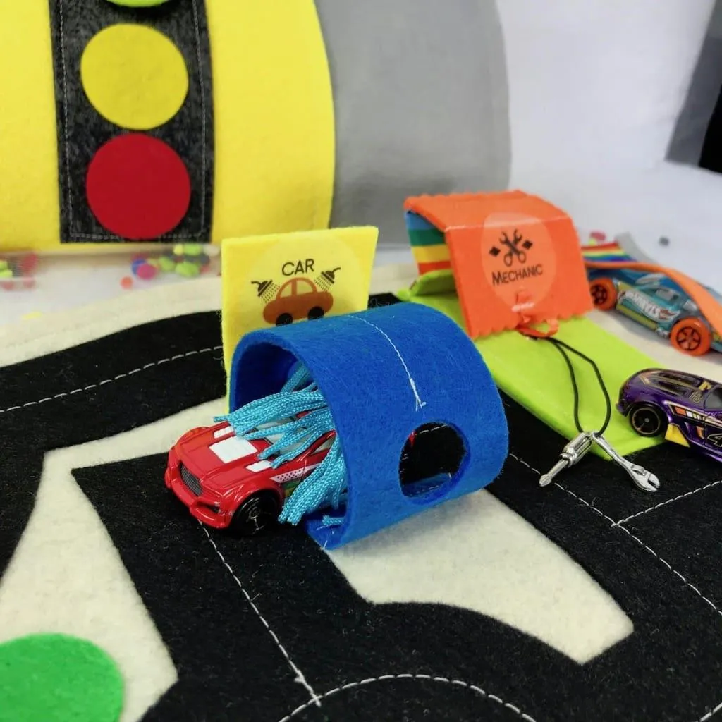 Toy Car Play Mat Sewing Kit, Printable Pattern & Video Tutorial