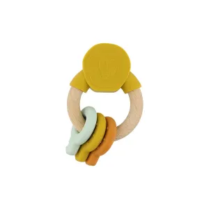 Trixie Wooden Silicone Activity Ring - Mr Lion