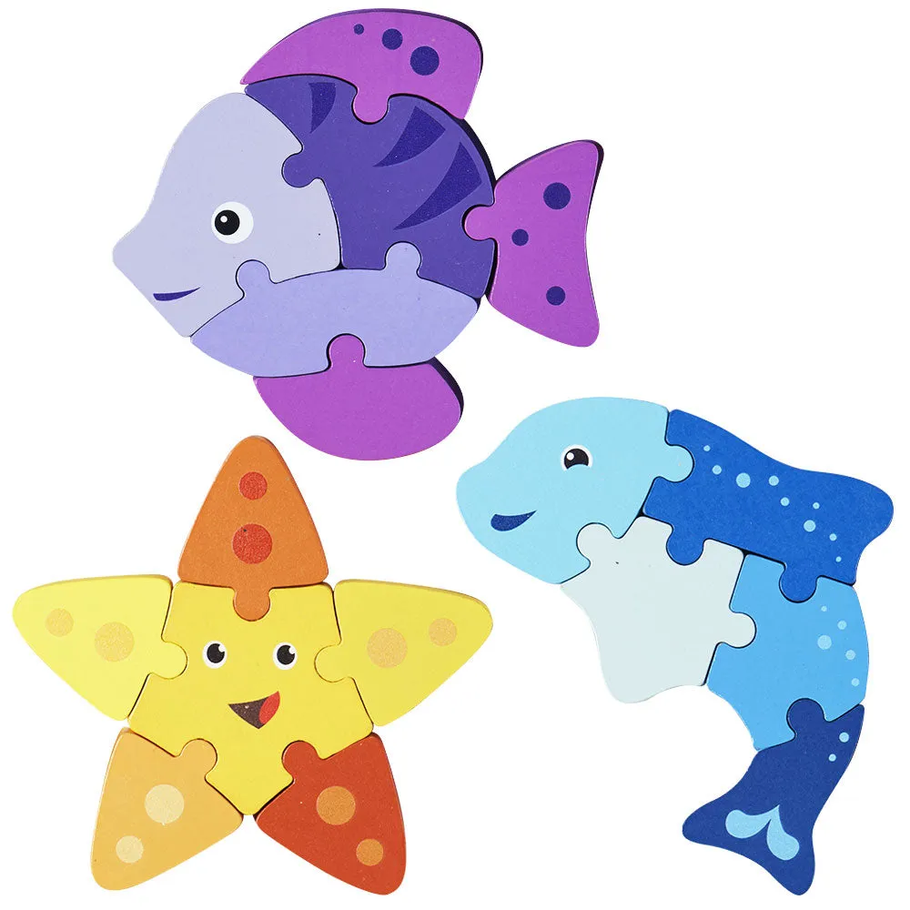 Under The Sea Puzzles - Kids Wooden Jigsaw