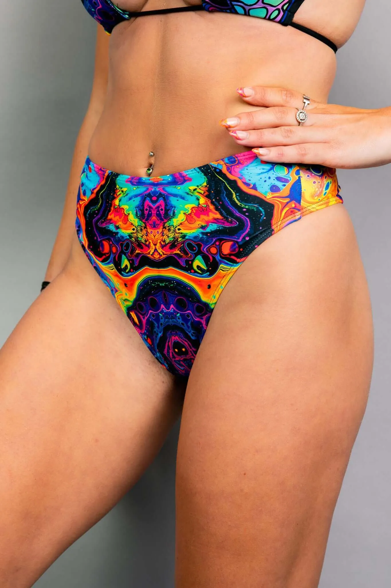 Vivid High Waisted Thong