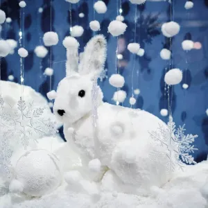 White Rabbit Toy - 29cm