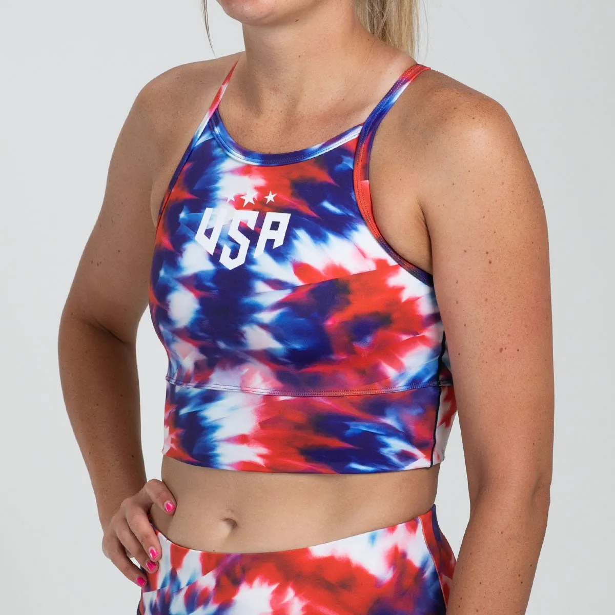 Women's Ltd Run Crop - Freedom
