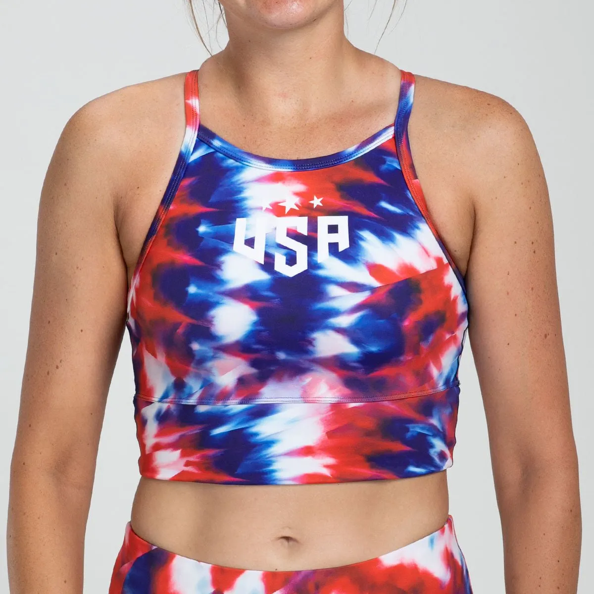 Women's Ltd Run Crop - Freedom