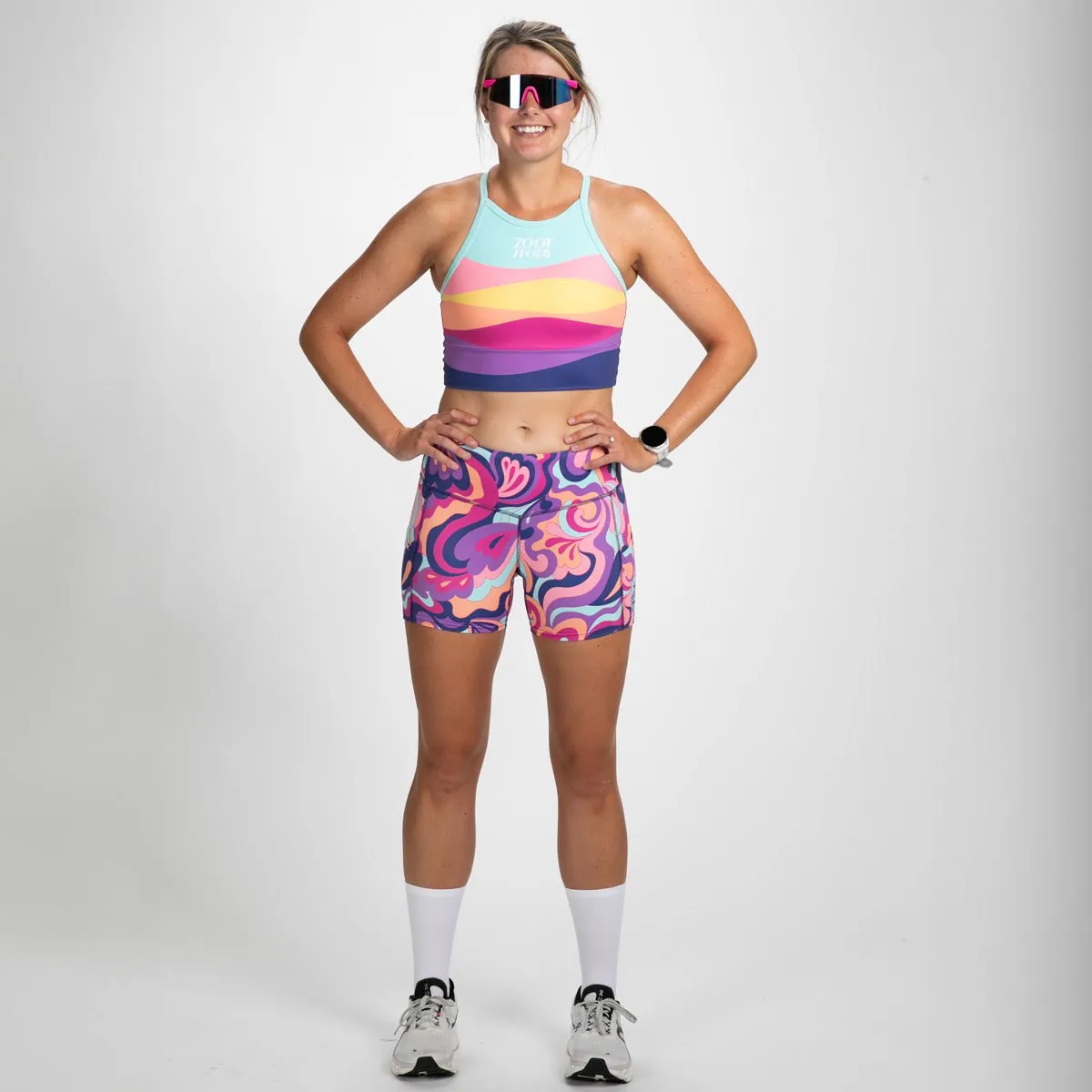 Women's Ltd Run Crop - La Mer