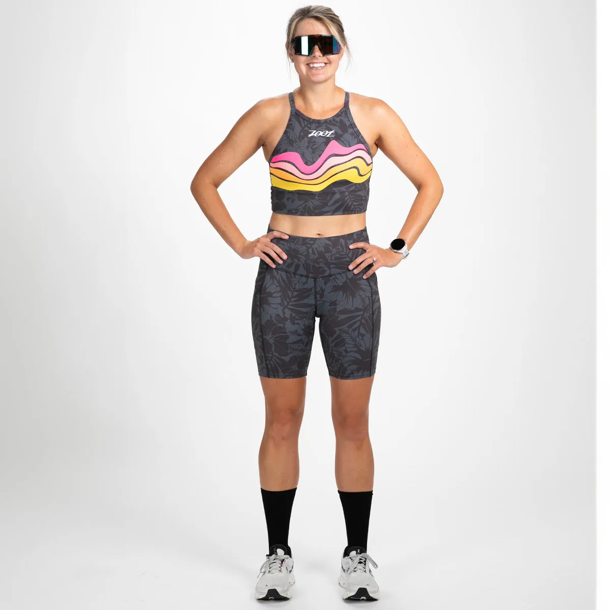 Women's Ltd Run Crop - West Coast