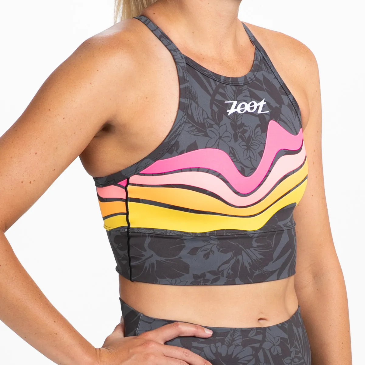 Women's Ltd Run Crop - West Coast