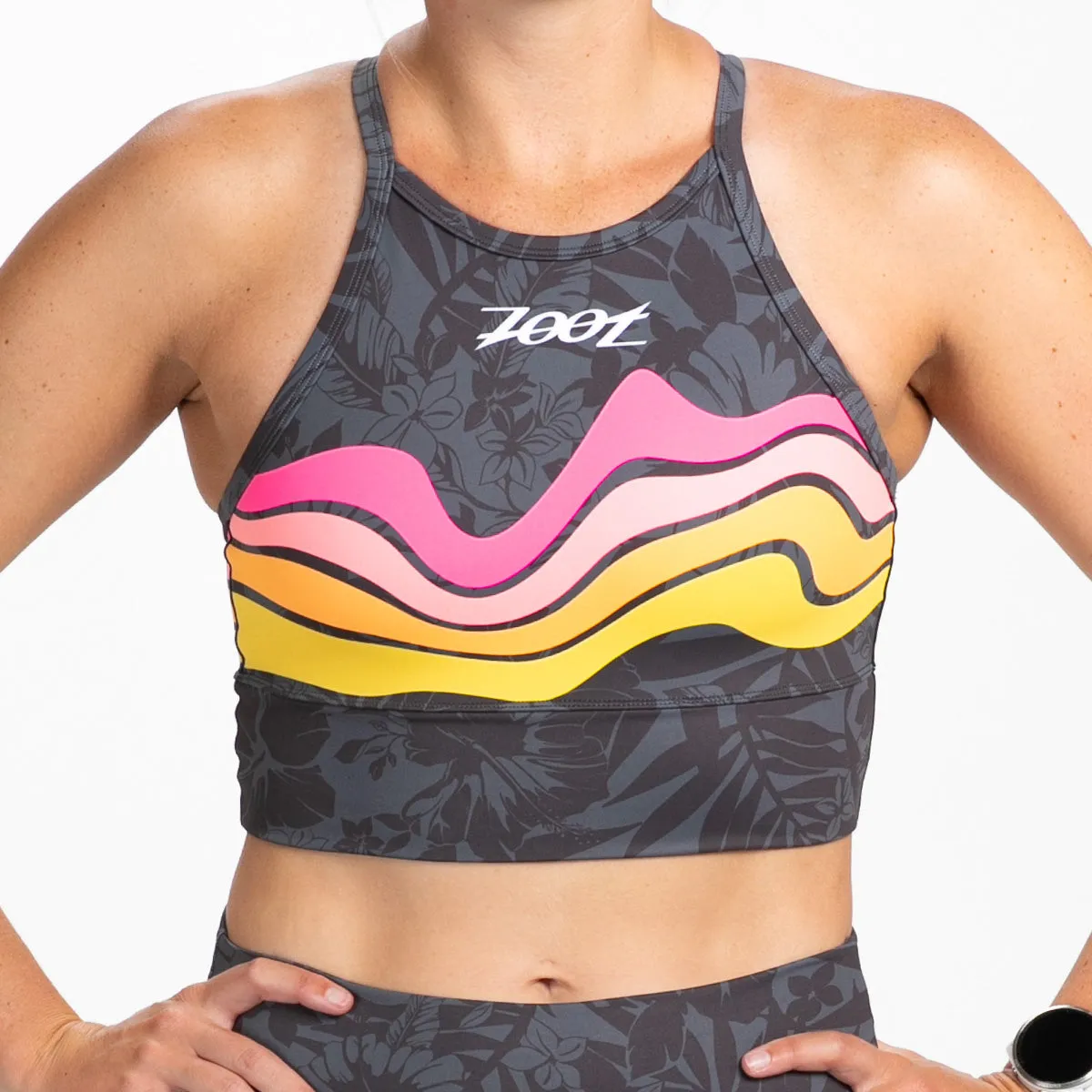 Women's Ltd Run Crop - West Coast