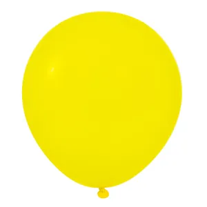 Yellow 18" Large Round Latex Balloons | 10 pcs